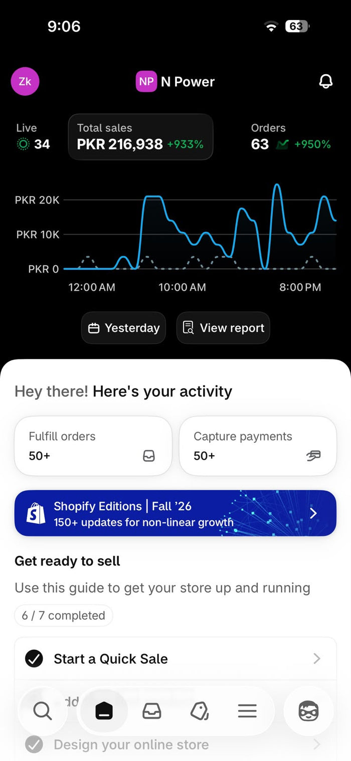 Best day: 63 orders